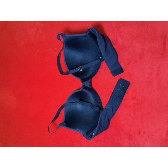 NWOT Skims Fits Everybody Push Up Demi Bra Color ONYX Size 32B - Picture 2 of 3